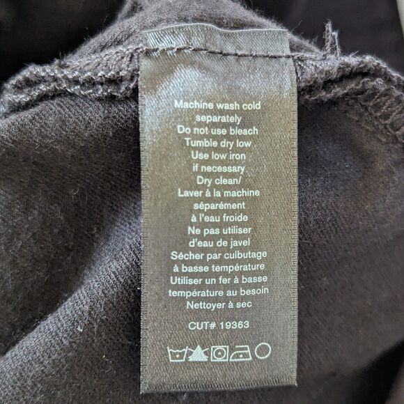 Rag & Bone Black Velvet Mid-Rise Skinny Jeans Size 24 READ - Picture 11 of 12